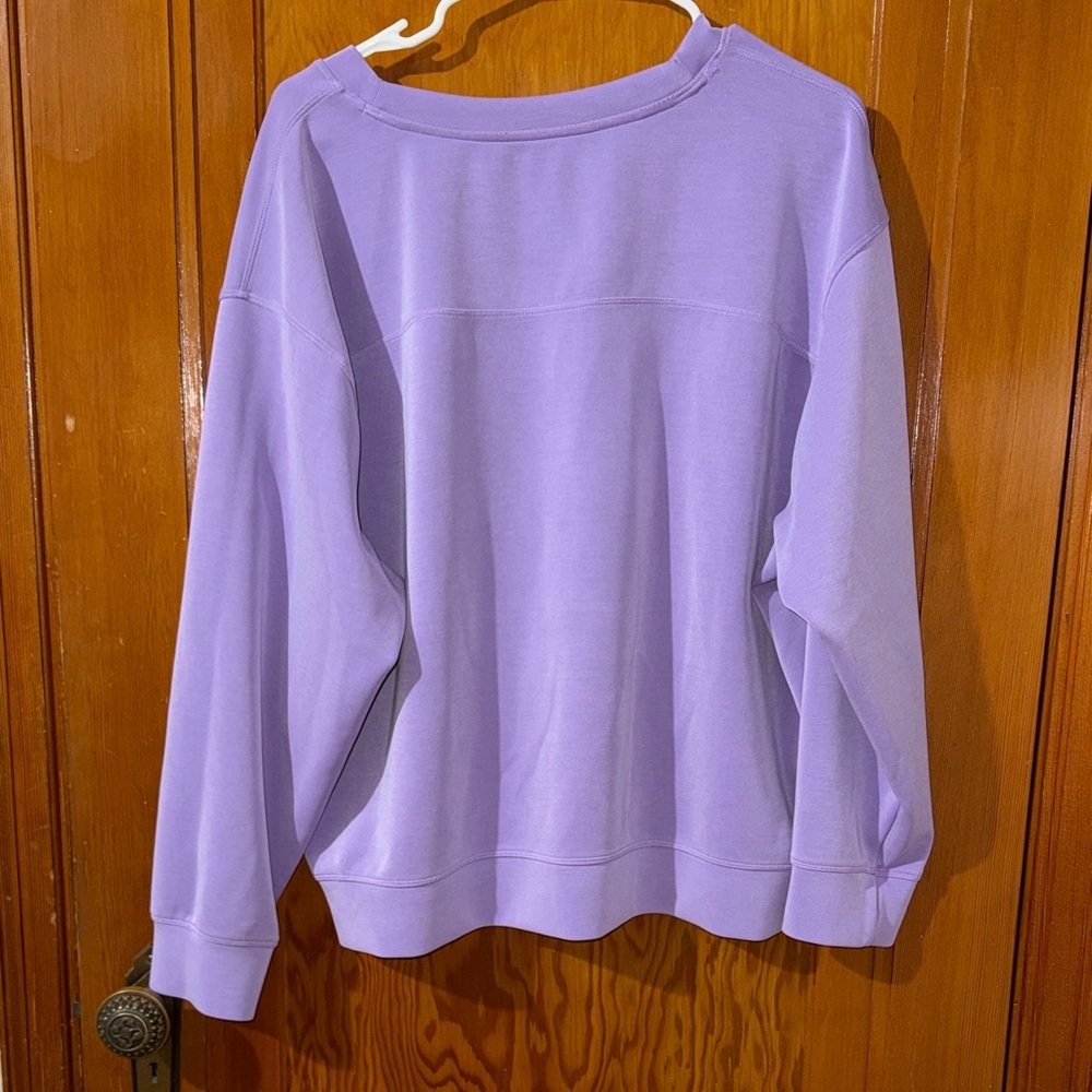a new day Purple Sweatshirt - Picture 3 of 3
